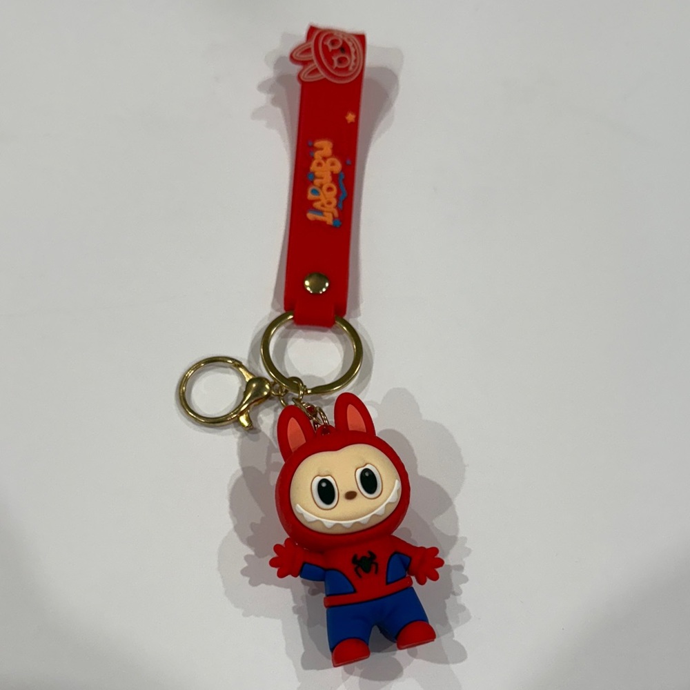 Spider-Man Labubu Toy Keychain( Exclusive) - Picture 3 of 3